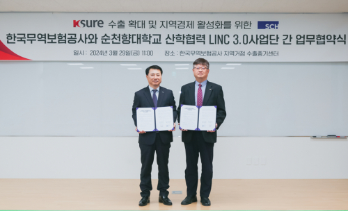 지역경제 활성화를 위한 업무협약식(한국무역보험공사)